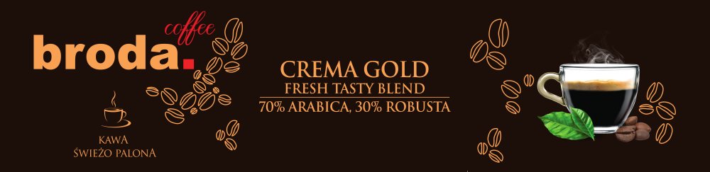 Kawa Świeżo Palona Crema Gold Fresh Tasty Blend
